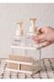 Liquid Soap Dispenser with Metal Stand Cream 3 Pieces - 4