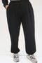 57058 Plus Size Modal Two-Piece Suit with Pants - Black - 5