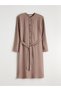 Peak New Season Crew Neck Linen Look Shirt Dress - 5