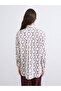 Özmarka New Season Patterned Satin Women's Shirt Tunic - 4