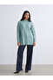 Lcw modest green high neck self-printed women's knit tunic - 2
