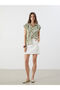 Nevavm Patterned Women's Shirt with Difference - 2