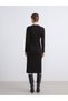 Özmarka New Season Crew Neck Knitwear Dress - 5