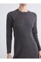 Özmarka New Season Crew Neck Knitwear Dress - 4