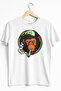 Men’s Cotton Rich White T-Shirt – Bold Chimp Graphic Print, Casual Streetwear