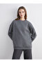 Özmarka New Season Crew Neck Oversize Women's Sweatshirt Tunic