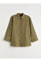 Alita City Lcw Modest Green Patterned Women's Shirt Tunic with a Difference - 5