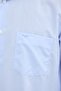 Blue Hard Collar Long Sleeve Easy to Iron Comfort Fit Cotton Shirt 1004255300 - 6