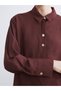 Alita City with a Difference of Color, Lcwaikiki Classic Brown Loose Fit Women's Shirt - 4