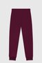 Girl's Bnt-G23333 Benetton Jogger Sweatpants Burgundy - 2