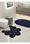 Bohemian Jute Bath Mat Set - 2-Piece Modern Double-Sided Bath Toilet Front Mat Set Household Item - 3
