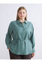 Özmarka New Season Belted Dobby Women's Shirt - 3