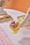 Abant Glass Ice Cream Bowl and Dessert Cup Yellow - 6
