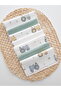 7-Piece Muslin Mouth Cloth with Tractor Pattern, 100% Cotton, Soft and Absorbent |   Newborn Mouth Wipes