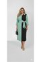 Women's Plus Size Shirt Collar Tie-Detail Dress 5399-26 - 3