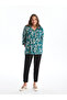 Lcw Grace V-Neck Floral Women's Blouse (W5) - 3