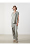V-Neck Oversize Women's T-Shirt - 2