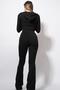 Islay Riban Hooded Spanish Leggings Tracksuit Set Black - 5