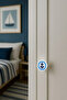 5 Pieces Anchor Children's Room Furniture Handle Set - Abs Plastic Single Button Cabinet and Drawer Handles - 3