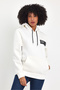 Women's Hooded Comfortable Fit Fleece Inside 3 Thread Tokyo Printed Sweatshirt Spr24Swk05 - 7