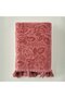 100% Cotton Rose Jacquard Face Towel Plum (50X90 cm)