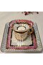 Arni̇ Porcelain Hand Painted Single Person Coffee Cup Set - 3