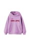 Utopia Cactus Jack Printed Oversize Unisex Purple Hoodie