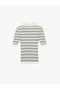 Half Button Short Sleeve Polo Neck Knitwear Sweater - 2