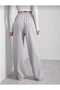 Gray Women's Baggy Oversized Plus Size Sportswear Quality Loose Fit Stretchy Comfortable Fabric Sweatpants2728 - 2