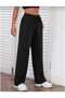 Black Women's Baggy Oversized Plus Size Sportswear Quality Loose Fit Stretchy Comfortable Fabric Sweatpants235 - 4