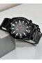 Men's Watch Black 30 Meters Water Resistant Metal Case - 5