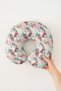 Geometric Pattern Ergonomic Neck Pillow - Pastel Colored Modern Adult Travel Pillow - 2