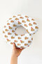Cute Teddy Bear Patterned Cotton Neck Pillow - Fun Colorful Kids & Adult Travel Pillow - 7