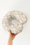 Animal Figured Cotton Neck Pillow - Floral Pastel Colored Kids & Adults Travel Pillow - 7