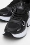 Lace-Up Anorak Women's Sneakers Black White - 3