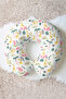 Cute Giraffe Themed Cotton Neck Pillow - Kids & Adults Pastel Yellow Pink Travel Pillow - 7