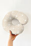 Geometric Pattern Ergonomic Neck Pillow - Modern Cream Beige Adult Travel Pillow - 6