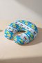 Colorful Ship Pattern Neck Pillow - Sea Themed Blue Yellow Kids & Adult Travel Pillow - 6