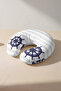 Marine Striped Helmsman Neck Pillow - Sea Themed Gray Navy Blue Travel Pillow - 3