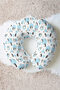 Penguin Figured Cotton Neck Pillow - Cute Blue White Kids & Adult Travel Pillow - 5