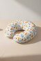 Cute Safari Animals Cotton Neck Pillow - Colorful Orange Grey Travel Pillow - 3