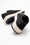 Linen Women's Sneakers Black White - 4
