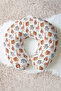 Safari Animal Themed Cotton Neck Pillow - Cute Giraffe Tiger Monkey Pattern Travel Pillow - 6