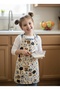Children's Kitchen Apron Kindergarten Activity Apron Mother and Child Apron
