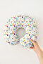 Animal Figured Cotton Neck Pillow - Cute Pattern Yellow Blue Children & Adult Travel Pillow - 5