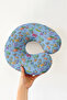 Cute Sea Creatures Cotton Neck Pillow - Colorful Blue Kids & Adults Travel Pillow