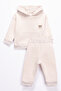 Hooded Fleece-Lined Unisex Tracksuit Set 9-12-18-24 Months
