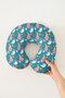 Cute Sea Creatures Cotton Neck Pillow - Turquoise Pink Colored Travel Pillow - 4
