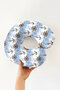 Sailor Themed Neck Pillow - Marine Wave Blue Brown Travel Pillow - 6