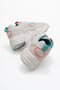Lace-Up Women's Sports Shoes Beige Turquoise - 5